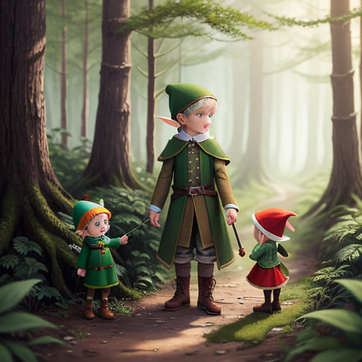 Anime Adventures: Elf villagers of the forest