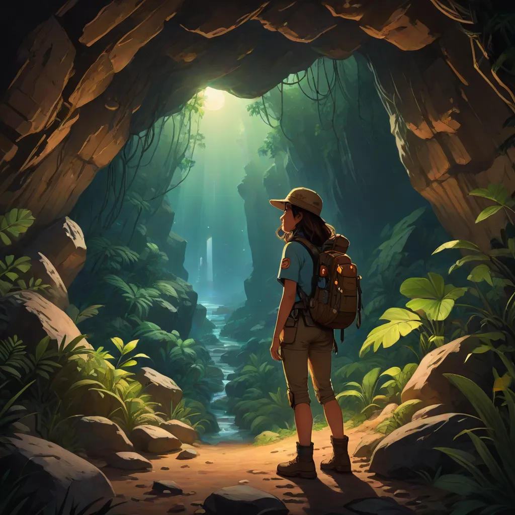 The Secret of the Glowing Cave
