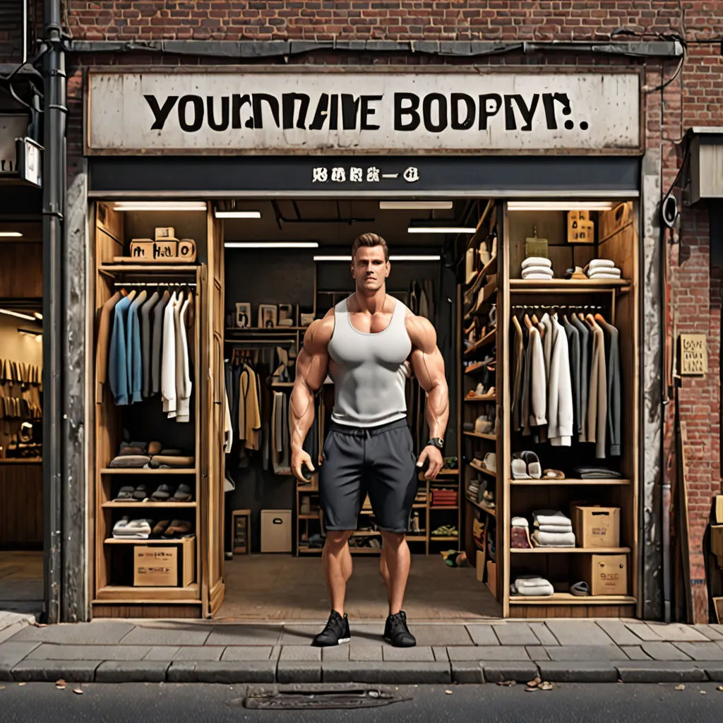 The shop was divided into three parts. The first part was filled with various types of clothes. Not knowing what to do, Bob picked up a speedo and moved on to the next part.