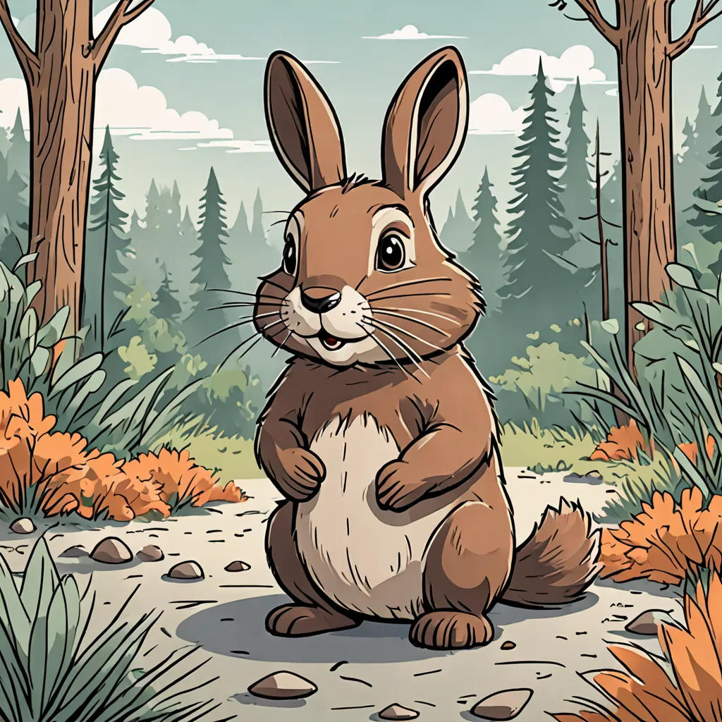 Benny the Beaver and the Wise Rabbit