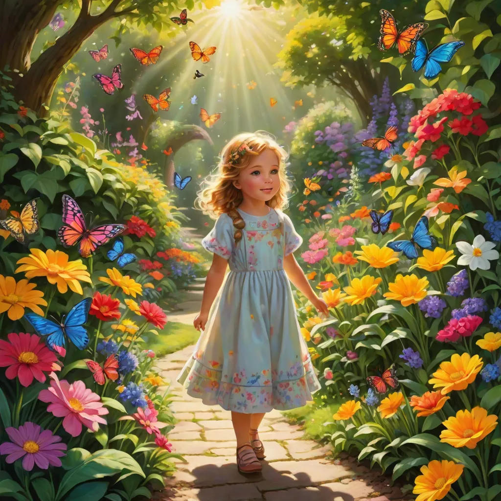 The Adventure of Sunny and the Magical Garden