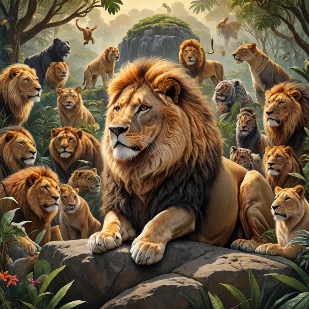 The Wise Lion King