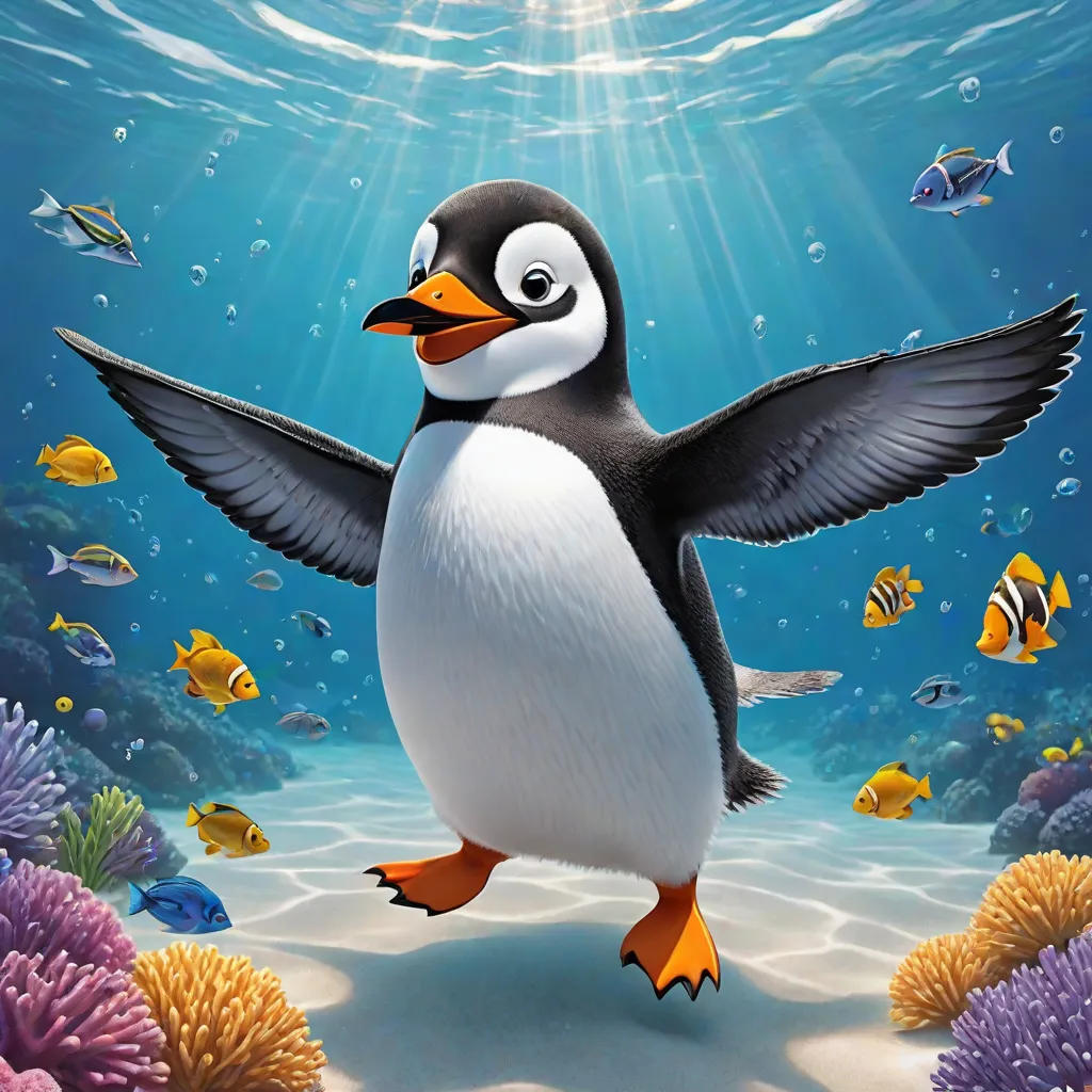 Percy the Penguin's Big Splash