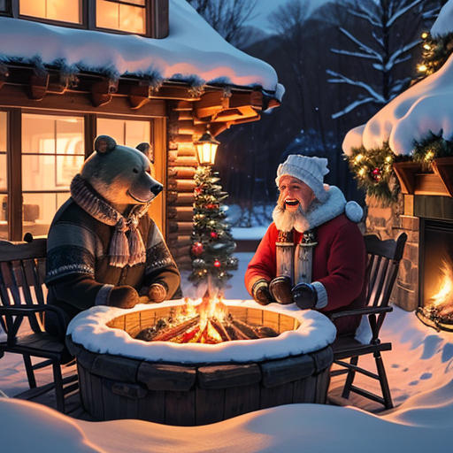 Christmas at Luxe Bear Lodge