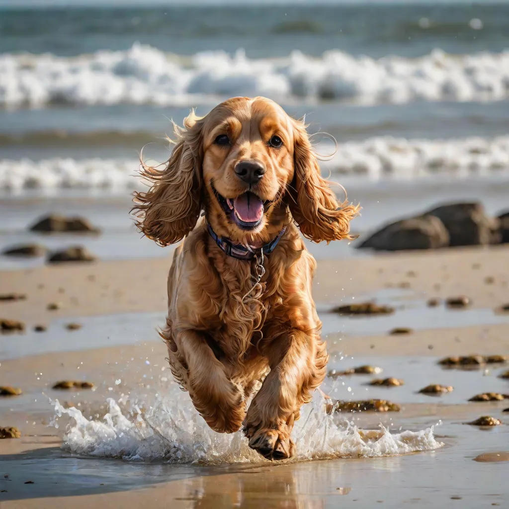 The Adventures of Harry the Beautiful Gold Cocker Spaniel Dog
