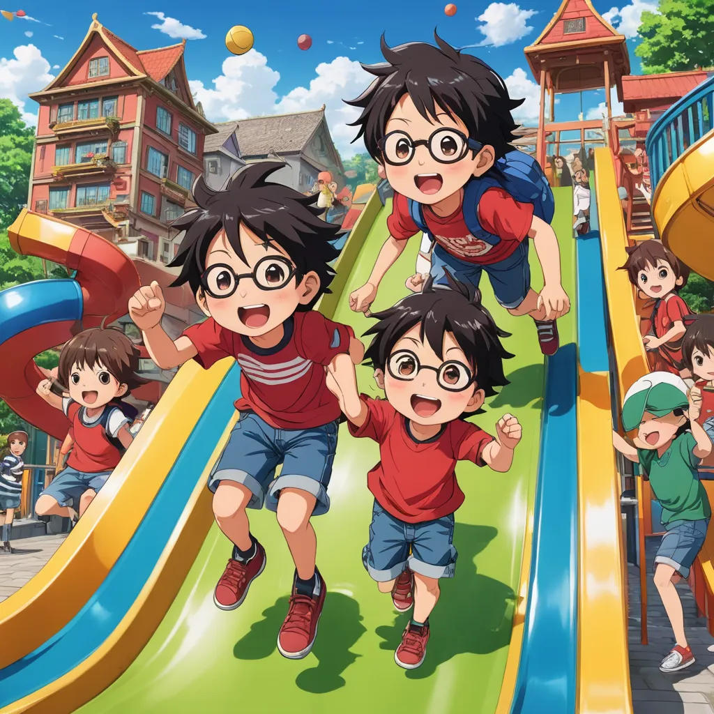 Yu-kun and the Playful Friends