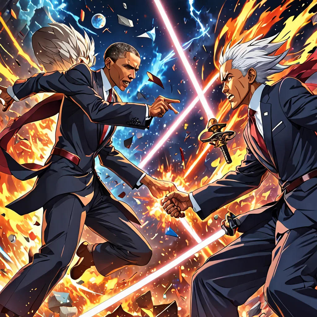 The Battle of Presidents and Anime