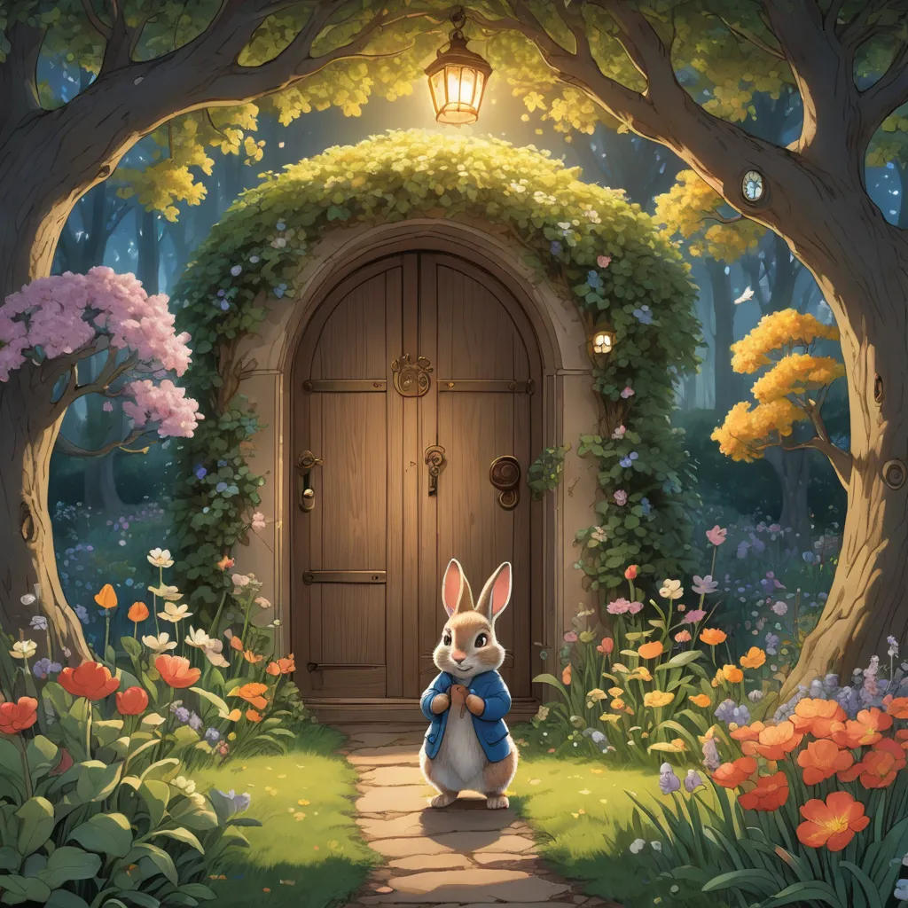 The Curious Rabbit and the Secret Garden