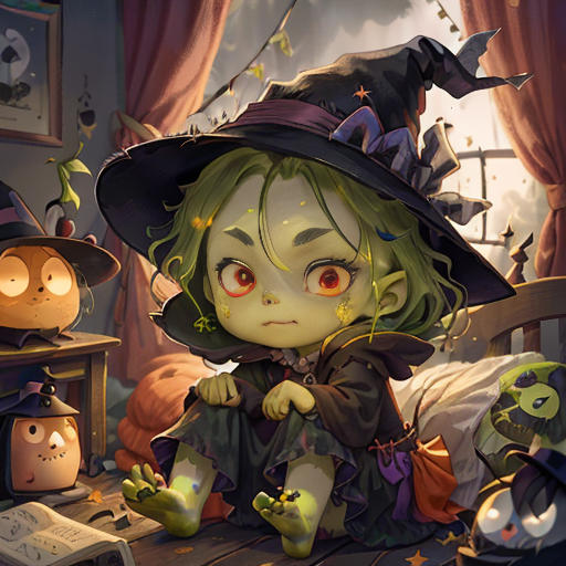 The Wicked Witch and the Mischief Spiders