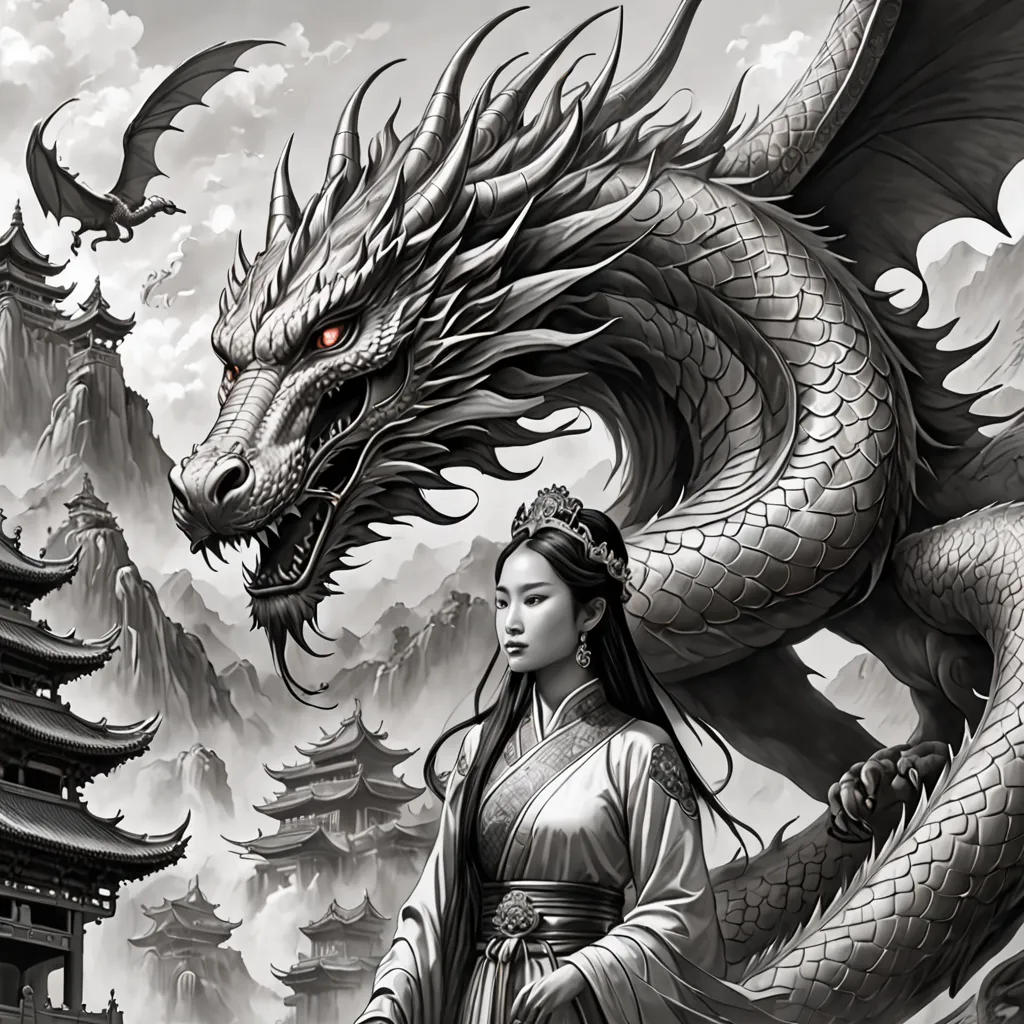 The Golden Dragon and the Princess of Generous Heart