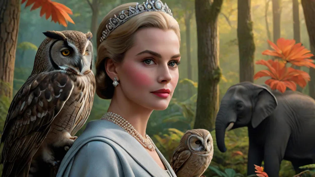The Princess, the Owl, and the Elephant