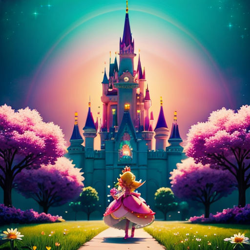 Penelope Peach and the Pink Rainbow Cream Jewel Kingdom