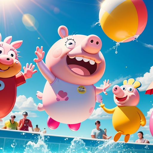 Peppa Pig Pool Party & Pinic - Eustis FL