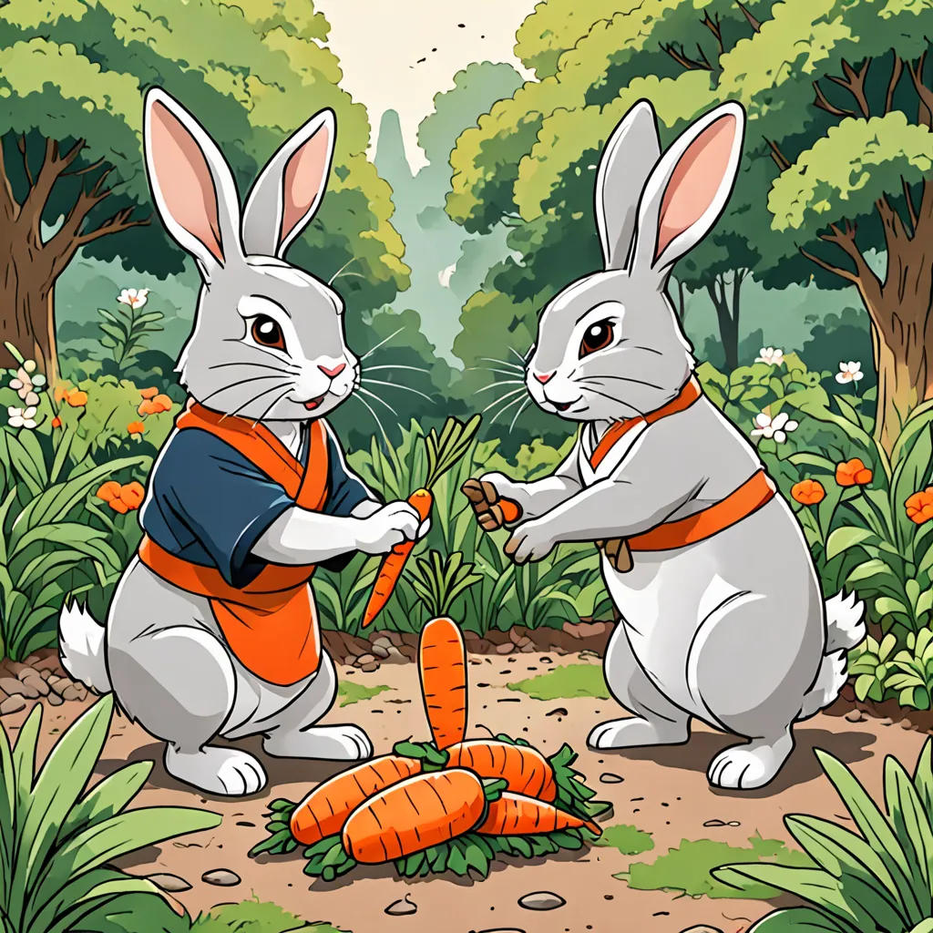 The Great Rabbit Food Fight