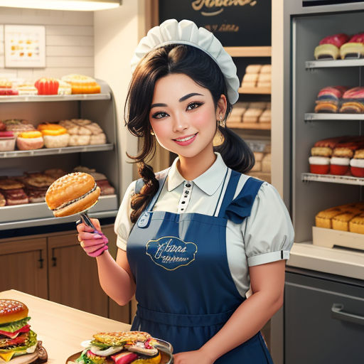 Burger Shop Girl 