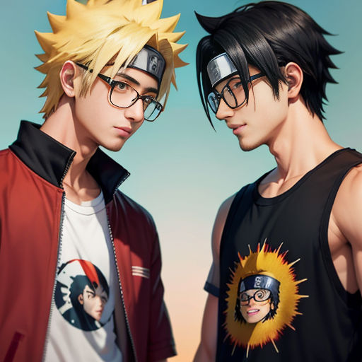Naruto y Sasuke siempre amigos