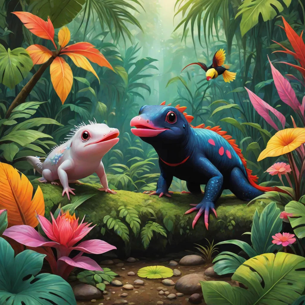 The Adventures of Axel the Axolotl and Tilly the Toucan