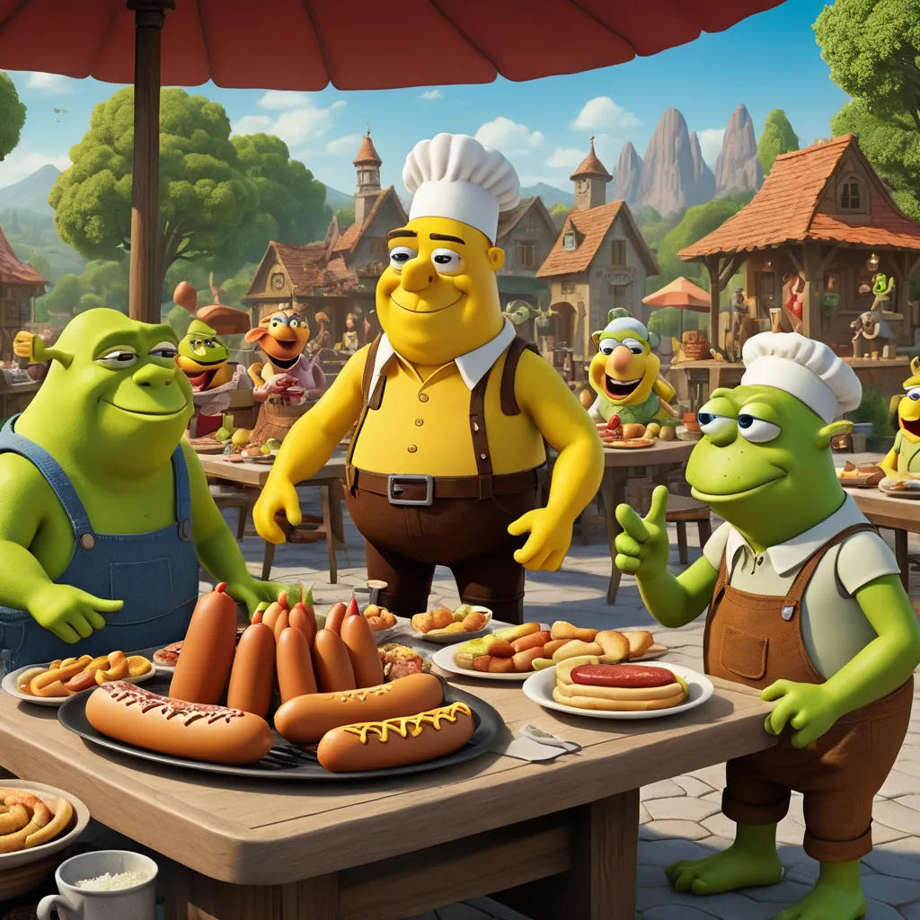 The Unusual Hotdog Feast