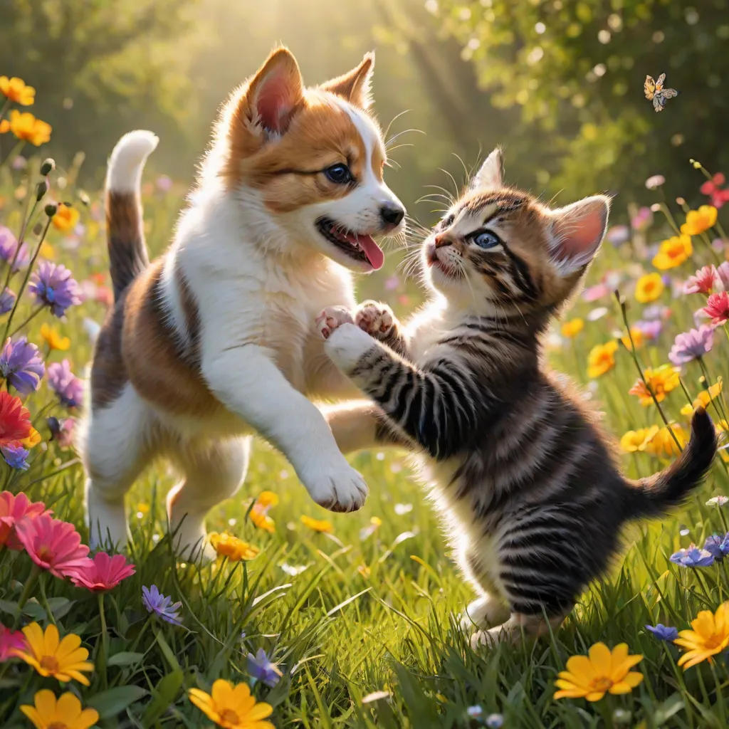 Paws and Whiskers: A Tale of Friendship