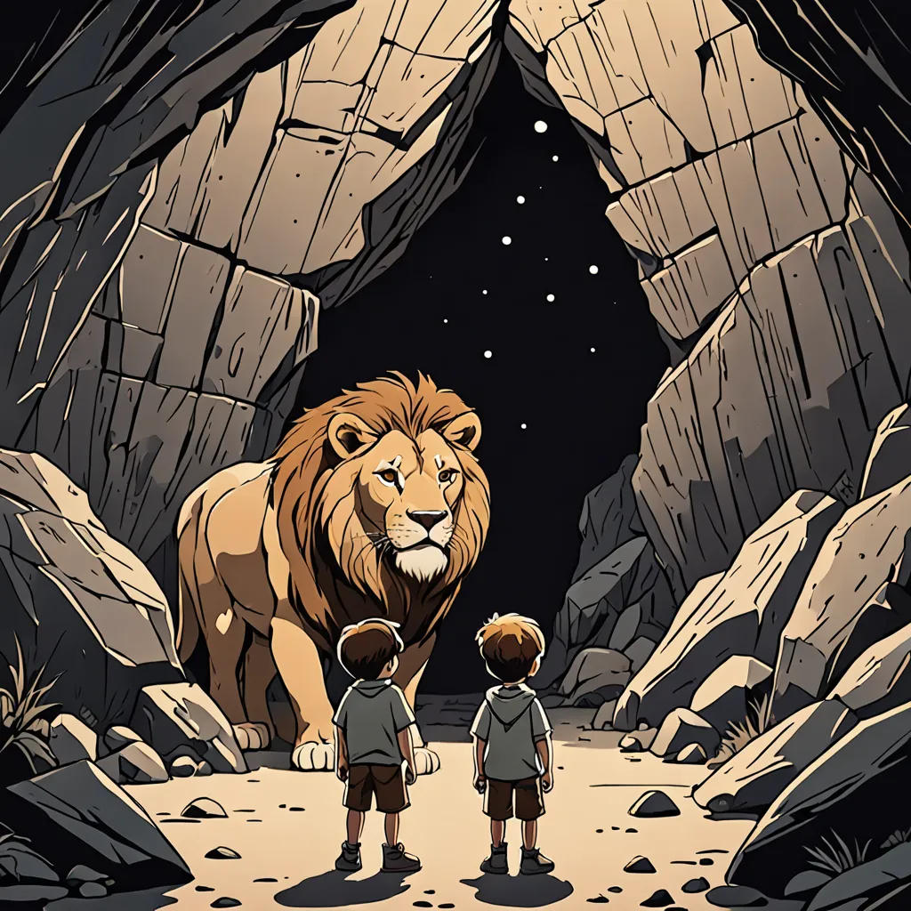The Lost Boy and the Lion's Cave