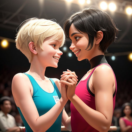 The Thumb-Wrestling Kiss