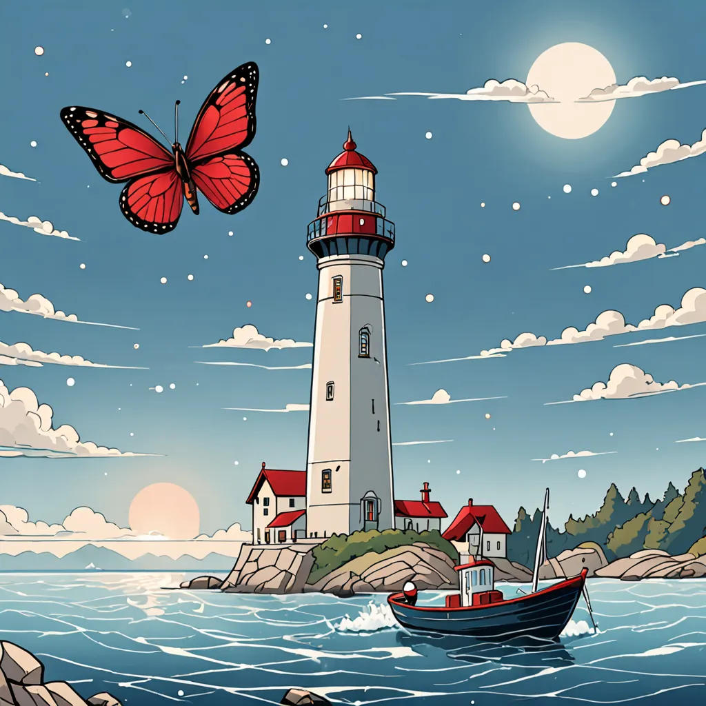 The Red Butterfly and the Sea Adventure