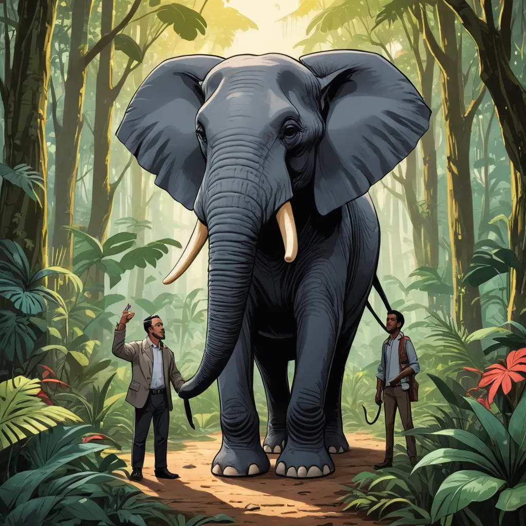 The Arrogant Elephant and the Humble Ant