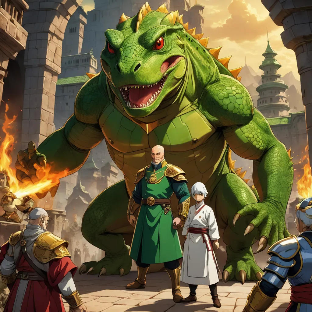 The Heroic Tale of Emperor H, the Cook, and the Lizard