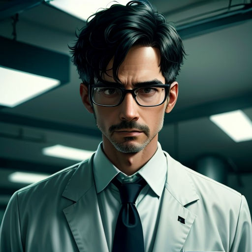 a man in a suit and tie with glasses on his face and a serious look on his face,