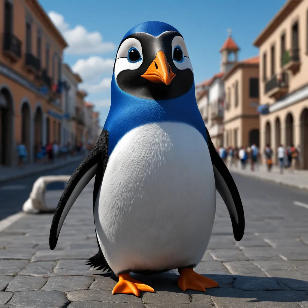 El Pingüino Cruz Azul que Aprendió a Volar
