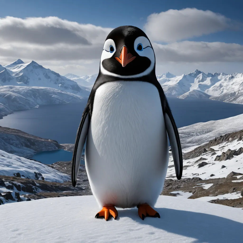 El Pingüino Cruz Azul que Aprendió a Volar