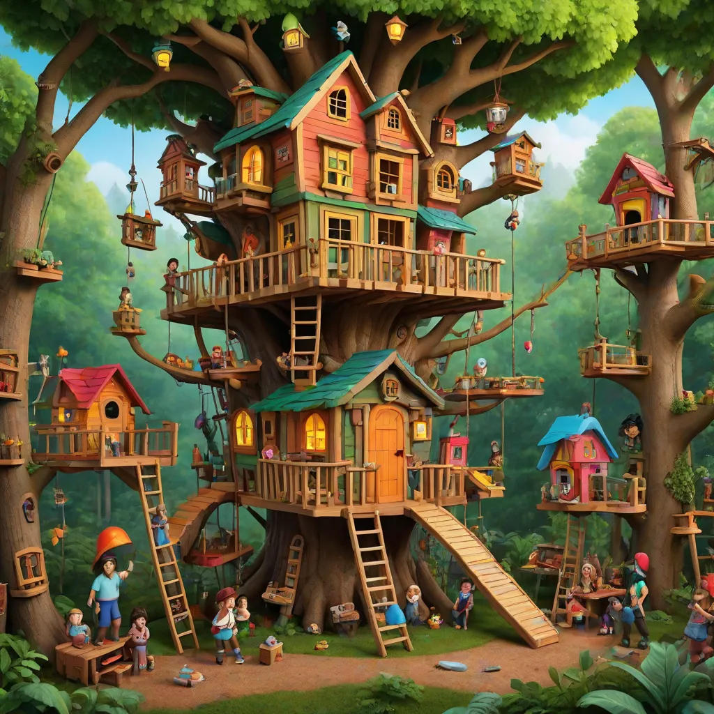 The Friendship Treehouse: Building Bonds Together