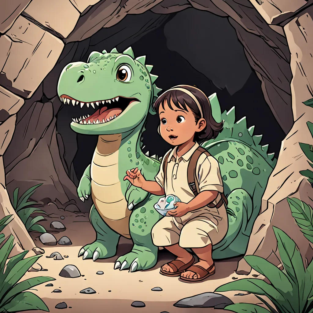 The Baby Dinosaur's Secret