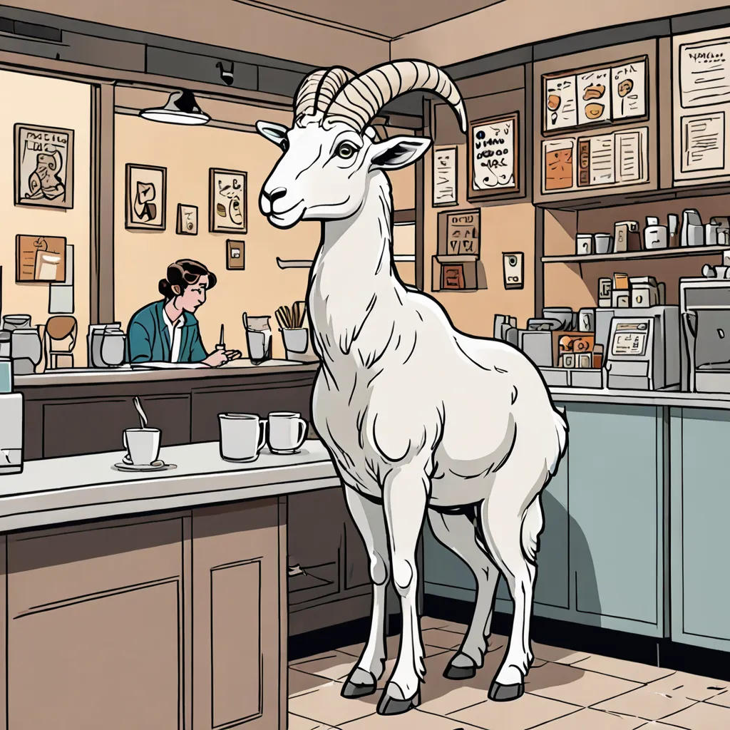 The Waitress and the Dall Sheep