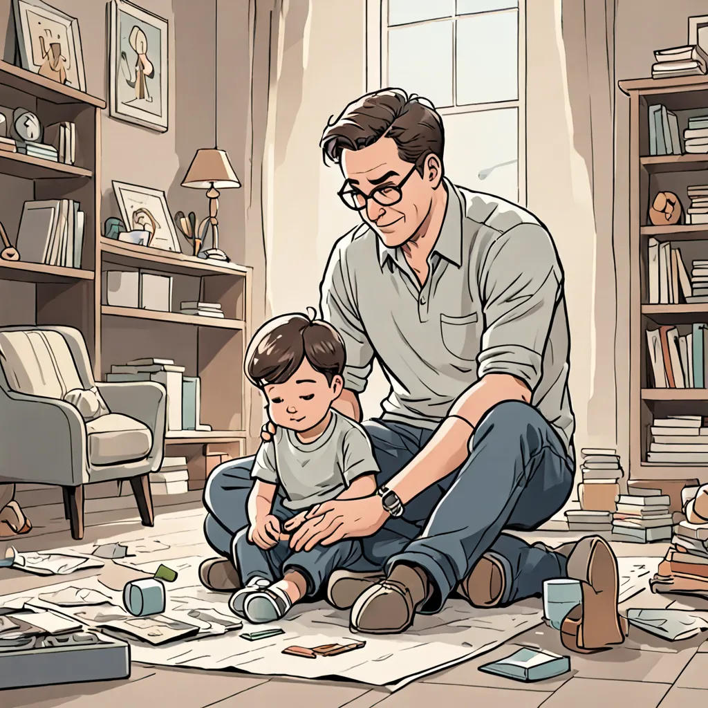 Father and Son Playtime