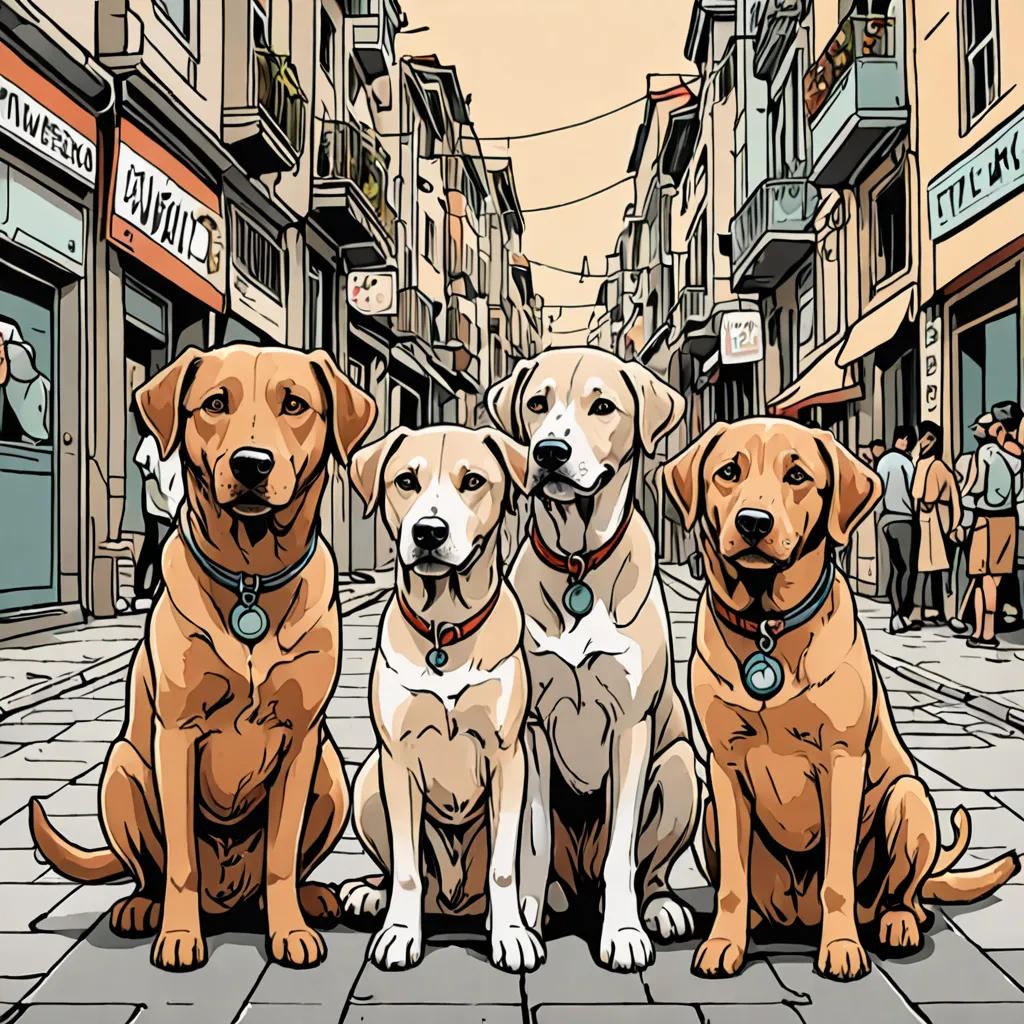 The Three Street Dogs of Istanbul