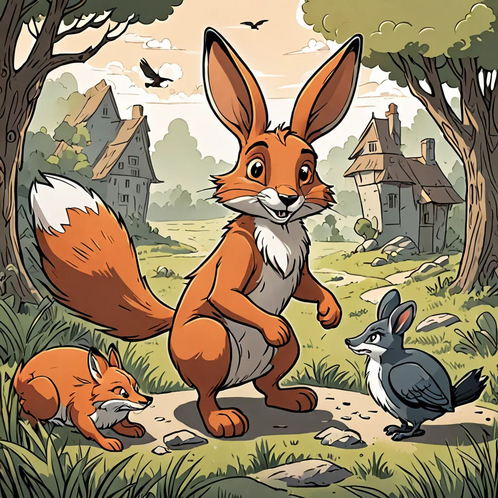 The Cunning Rabbit and the Dumb Vulture