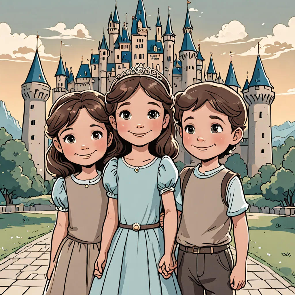 The Little Princess and Her Twin Brothers