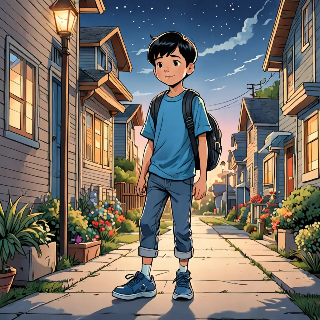 Without a second thought, Ben replaced his old shoelaces with the magical ones. Suddenly, his shoes started to glow and he felt a burst of energy.