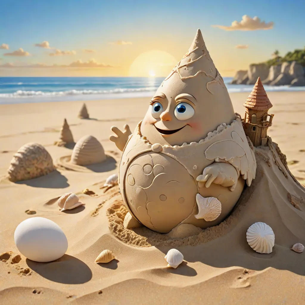 The Egg and the Ogre's Sandy Adventure