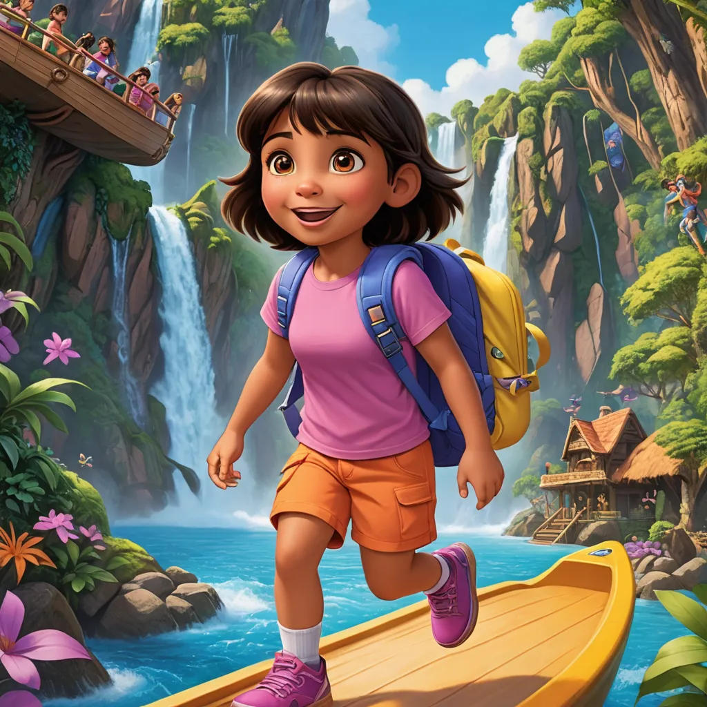 Dora's Adventure at Splash Mountain