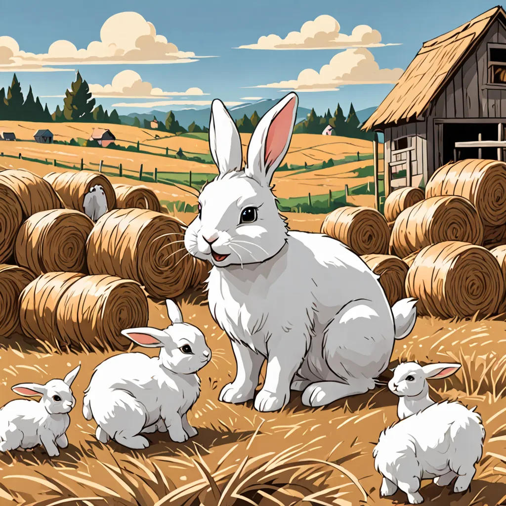 Snowball and the Playful Goats