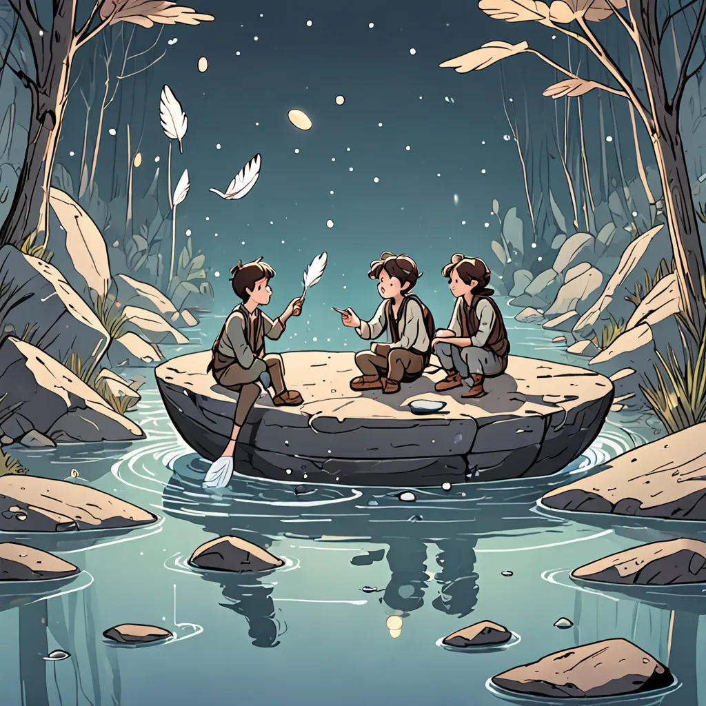 The Adventure of Floater the Feather and Sinky the Stone