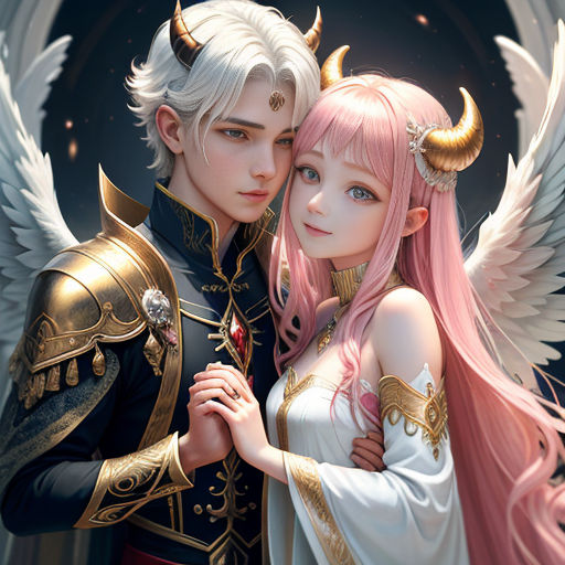 anime angel and devil love