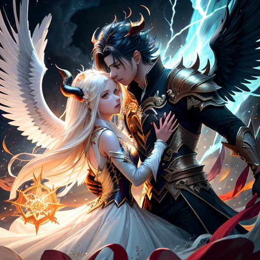 angel and demon love story