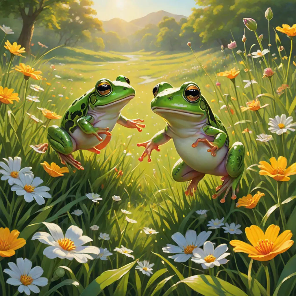 The Journey of Two Frogs
