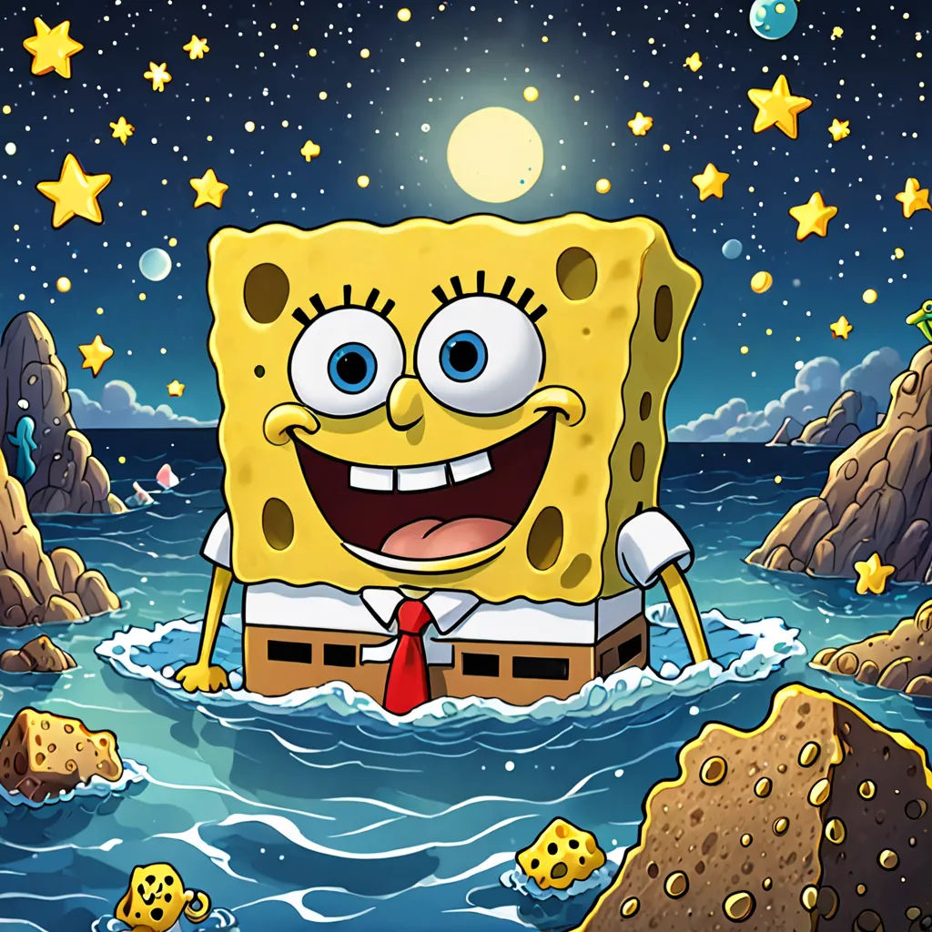 a cartoon character is floating in the water with a red tie and a red tie on his necktie, pop surrealism, a cartoon, Chris LaBrooy, promotional image