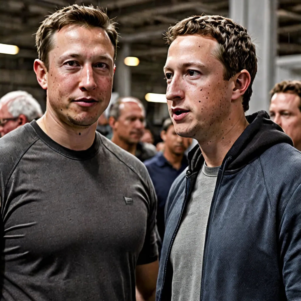 two men standing next to each other in a room full of people and one is holding a cell phone, les automatistes, a stock photo, Andries Both, tech wear