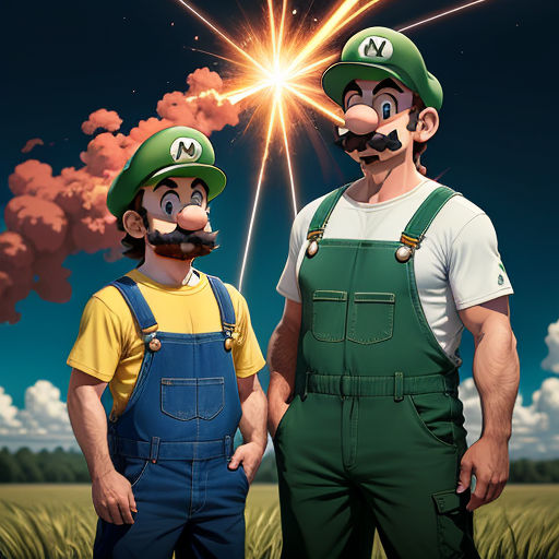 luigi green fireball