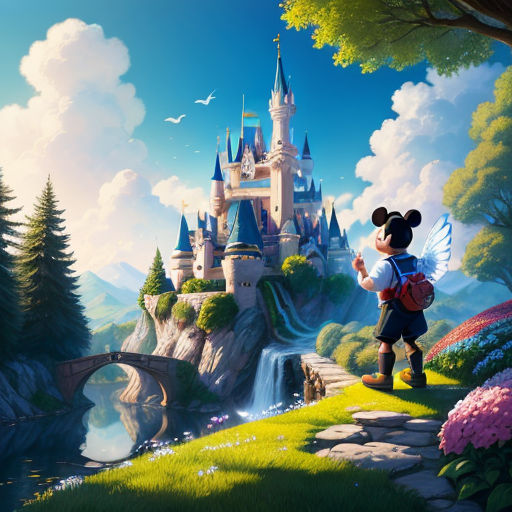 The Magical Adventure of Can Emilian and Mickey Mouse